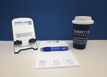 Surrey Hire Office Branded Merchandise